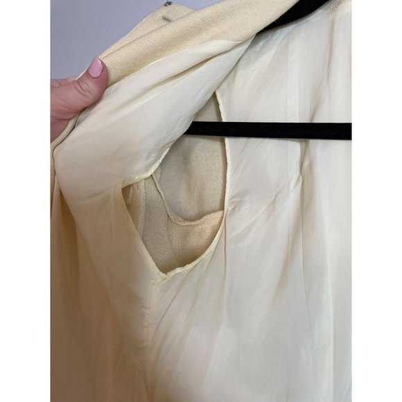 Vintage Cream Detail Button Princess Coat - Picture 13 of 16